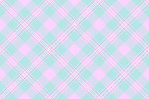 Delicate pastel pink and mint green plaid pattern. Perfect for textiles, stationery, or website backgrounds. This soft, seamless design evokes feelings of serenity and femininity. vector
