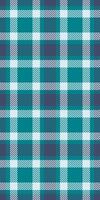 Seamless teal and white plaid pattern. Perfect for textile design, website backgrounds, or wrapping paper. The cool color palette evokes a feeling of calm and sophistication. vector