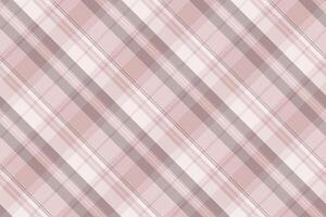 Elegant diagonal plaid pattern in soft pink and taupe tones. Perfect for textile design, website backgrounds, or adding a touch of sophisticated texture to your projects. vector