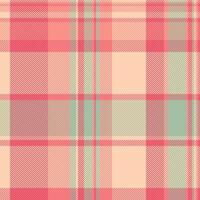 Elegant pastel plaid pattern, perfect for textile design, website backgrounds, or fashion projects. Soft coral, peach, and mint hues create a calming, sophisticated aesthetic. vector