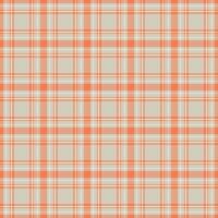 Genuine pattern textile texture, model seamless tartan plaid. Christmas background check fabric in light and orange colors. vector