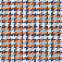 Vibrant blue and orange plaid pattern. Perfect for textile design, website backgrounds, or crafting projects. vector