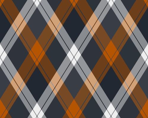 Stylish diagonal plaid pattern in autumnal hues. Perfect for fallthemed designs, textiles, and backgrounds. Creates a sophisticated and modern aesthetic. Use for websites, packaging, or apparel.
