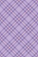 Linen check seamless textile, geometric background fabric plaid. Row texture pattern tartan in light and indigo colors. vector