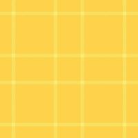 Vibrant yellow plaid pattern. Perfect for backgrounds, textiles, or website designs. This cheerful, minimalist grid evokes feelings of warmth and optimism. vector
