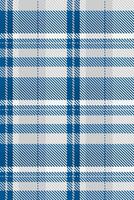 Classic blue and gray plaid pattern. Perfect for textile design, fashion, backgrounds, and website design. Clean, elegant, and versatile, this seamless texture offers a timeless appeal. vector