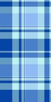 Sky check textile, strip pattern tartan texture. Suit background seamless fabric plaid in blue and light colors. vector