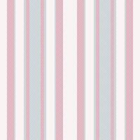 Tunky vertical fabric stripe, trade background textile texture. Tage lines pattern seamless in sea shell and red colors. vector