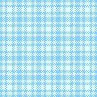 Page textile tartan plaid, fancy pattern check. Greeting card texture fabric background seamless in light sky blue and light colors. vector