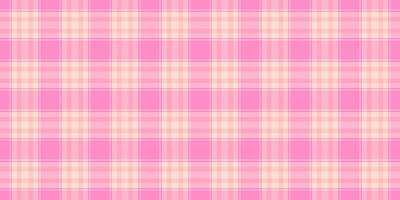 Sweet pastel pink and peach plaid pattern. Perfect for backgrounds, textile designs, website templates, or any project needing a soft, feminine touch. vector