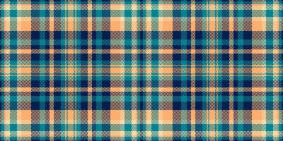 Seamless teal and peach plaid pattern. Perfect for textile design, website backgrounds, or crafting projects. This vibrant, textured image evokes a sense of warmth and style. vector