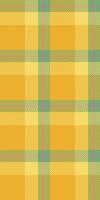 Vibrant yellow and green plaid pattern. Perfect for textile design, website backgrounds, or fashion projects. This cheerful, subtly textured design evokes feelings of warmth and optimism. vector