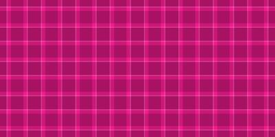 Messy seamless textile background, square fabric pattern. Tracery check texture plaid tartan in pink color. vector