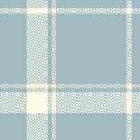 Elegant pastel plaid pattern in soft blue and cream. Perfect for textile design, website backgrounds, or crafting projects. vector