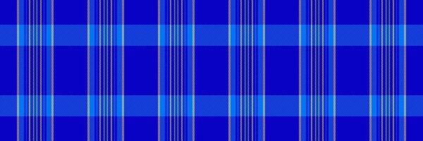 Cool check texture background, october seamless tartan textile. Korean pattern plaid fabric in indigo and bright colors. vector