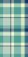 Seamless teal, cream, and navy plaid pattern. Perfect for textile design, backgrounds, or website design. This calming, sophisticated texture evokes feelings of comfort and style. vector