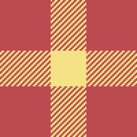 Elegant red and gold plaid pattern. Perfect for textile design, website backgrounds, or autumnal projects. This minimalist geometric design evokes feelings of warmth and sophistication. vector