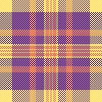 Vibrant plaid pattern in autumnal hues. Perfect for textile design, fashion, or website backgrounds. The intersecting lines create a sense of warmth and texture, ideal for fallthemed projects. vector