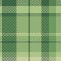 Subtle green and beige plaid pattern. Elegant texture ideal for fashion, home decor, or website backgrounds. Versatile design evokes calmness and sophistication. vector