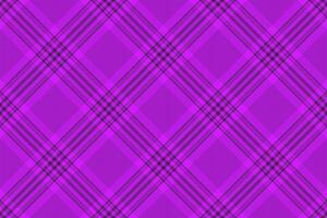 Vibrant purple diagonal plaid pattern. A modern, textured design perfect for textiles, website backgrounds, or fashion projects. The intersecting lines create a dynamic, energetic feel. vector