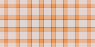 Designer seamless textile check, lined plaid tartan . Other fabric background pattern texture in orange and pastel colors. vector