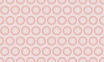 Elegant blush pink background with a repeating pattern of delicate, sunburstinspired circles. vector