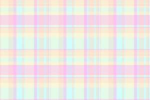 Place fabric pattern, open texture background seamless. Tissue check textile tartan plaid in light and beige colors. vector