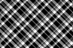 Sleek monochrome plaid pattern. Perfect for website backgrounds, textile designs, or adding a stylish geometric touch to any project. vector