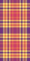 Event plaid tartan, mixed seamless textile pattern. Greeting check fabric background texture in red and yellow colors. vector
