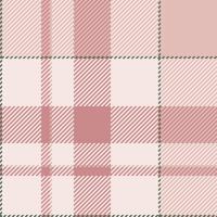Elegant blush pink and cream plaid pattern. Perfect for textile designs, wrapping paper, website backgrounds, or fashion projects. vector