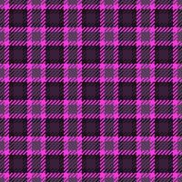 Vibrant pink and dark gray plaid pattern. Perfect for textile design, fashion, website backgrounds, or any project needing a bold, textured look. vector
