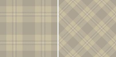 Elegant neutral plaid patterns, perfect for textile design, website backgrounds, or stationery. vector