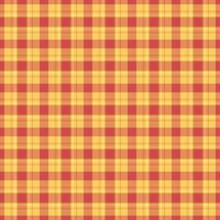 Vibrant yellow and red plaid pattern. Perfect for textile design, backgrounds, website banners, or crafting projects. This cheerful, warm design evokes feelings of autumn, happiness, and comfort. vector