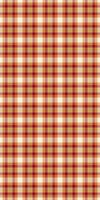 Christmas plaid background, genuine check fabric tartan. Smooth seamless texture pattern textile in orange and red colors. vector
