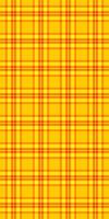 Cross seamless texture, windowpane textile plaid background. Order tartan check pattern fabric in bright and dark orange colors. vector