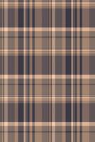 Subtle neutral plaid pattern in beige and gray tones. Perfect for website backgrounds, textile designs, or creating a calming, sophisticated mood. vector