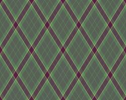 Elegant green and burgundy diagonal plaid pattern. Perfect for textile design, website backgrounds, or festive branding. Subtle texture and muted tones create a sophisticated aesthetic. vector
