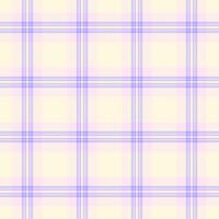 Pastel plaid pattern in soft yellow and lavender. A delicate, seamless texture perfect for backgrounds, textiles, or website designs. Evokes feelings of serenity and gentle femininity. vector