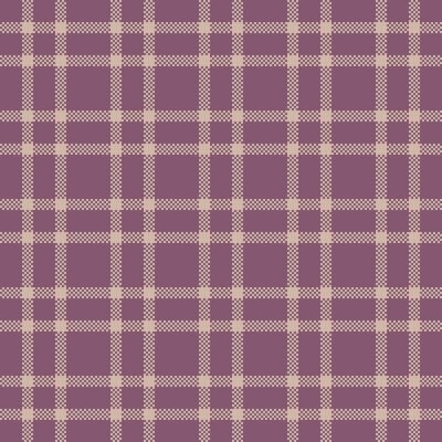 Elegant mauve and beige plaid pattern. Perfect for textile design, wrapping paper, or website backgrounds. This subtle yet stylish design evokes feelings of warmth and sophistication.