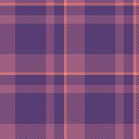 Elegant purple and coral plaid pattern. Perfect for textile designs, fashion, or website backgrounds. This subtle yet stylish texture offers a sophisticated and versatile aesthetic. vector