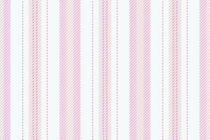 Feutral textile lines seamless, hotel background fabric pattern. Detailed vertical stripe texture in white and pink colors. vector