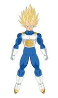 Vegeta SSJ The Power of the Prince vector