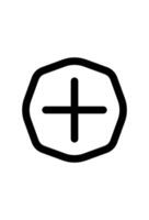 plus icon for additional items vector