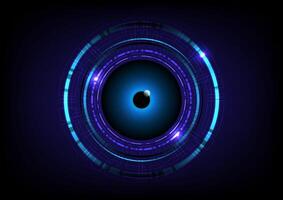 Abstract background with eye scan security vector