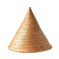 A cone shaped hat isolated on transparent background png