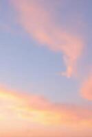 Sunset Sky Evening. Colorful sunset sky with clouds in the evening. Sky Background. vector