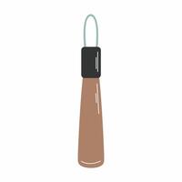 a tool for working with clay. Illustration on pottery in the flat style. postcard decoration element vector