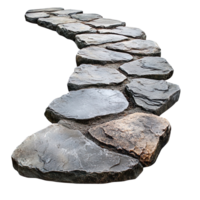 Rustic Stone Path isolated on transparent background png