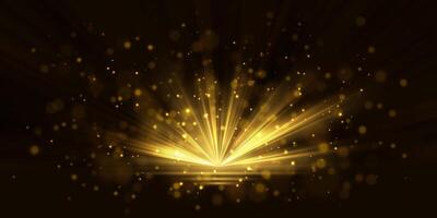 Bright flash effect rays and glare. Light light blur effect. illustration vector