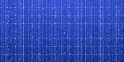 Abstract falling digits. Digital code rain in a Matrix inspired futuristic style. Blue futuristic cyberspace. illustration vector